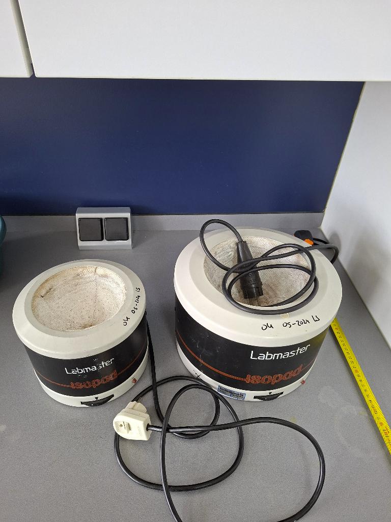 verwarmingsmantel 250 en 500 ml, Ophalen, Gebruikt