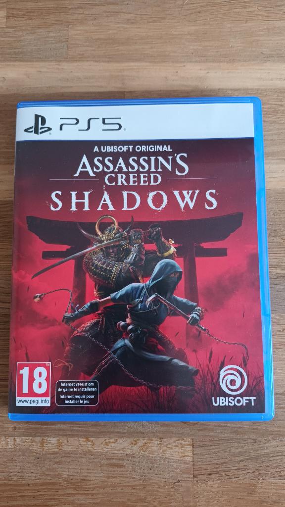 Assasins creed shadows ps5, Spelcomputers en Games, Games | Sony PlayStation 5, 1 speler, Verzenden, Zo goed als nieuw, Avontuur en Actie