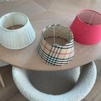 lampenkappen: 3 stuks, ook apart te koop, Overige kleuren, Rond, Ophalen of Verzenden, Zo goed als nieuw