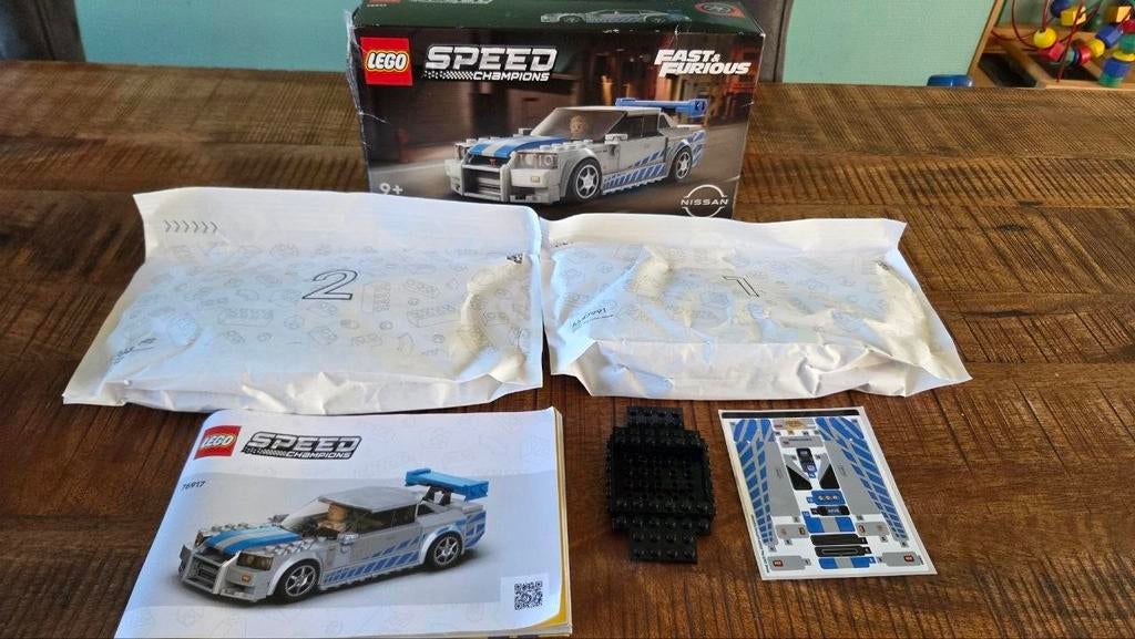 Lego speedchampions 76917 2 fast 2 furious nissan skyline, Kinderen en Baby's, Speelgoed | Duplo en Lego, Lego, Nieuw, Compleet