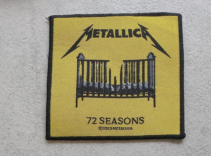 Metallica leuke 72 seasons official 2023 patch 46, Verzamelen, Muziek, Artiesten en Beroemdheden, Nieuw, Kleding, Verzenden