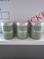 Vintage voorraadpotten: Koffie, Thee, Suiker, Antiek en Kunst, Ophalen
