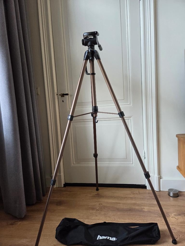 Hama Star 63 statief / camerastandaard, Ophalen of Verzenden, Zo goed als nieuw, 150 tot 175 cm, Driepoot