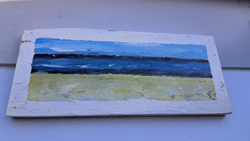 Mooi werkje van Roel Brakenhoff Texel 30x13 cm., Antiek en Kunst, Ophalen of Verzenden