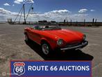 Fiat 124 Sport Spider 1800 | 1975 | Route 66 Auctions, Overige carrosserieën, Zwart, Bedrijf, Handgeschakeld