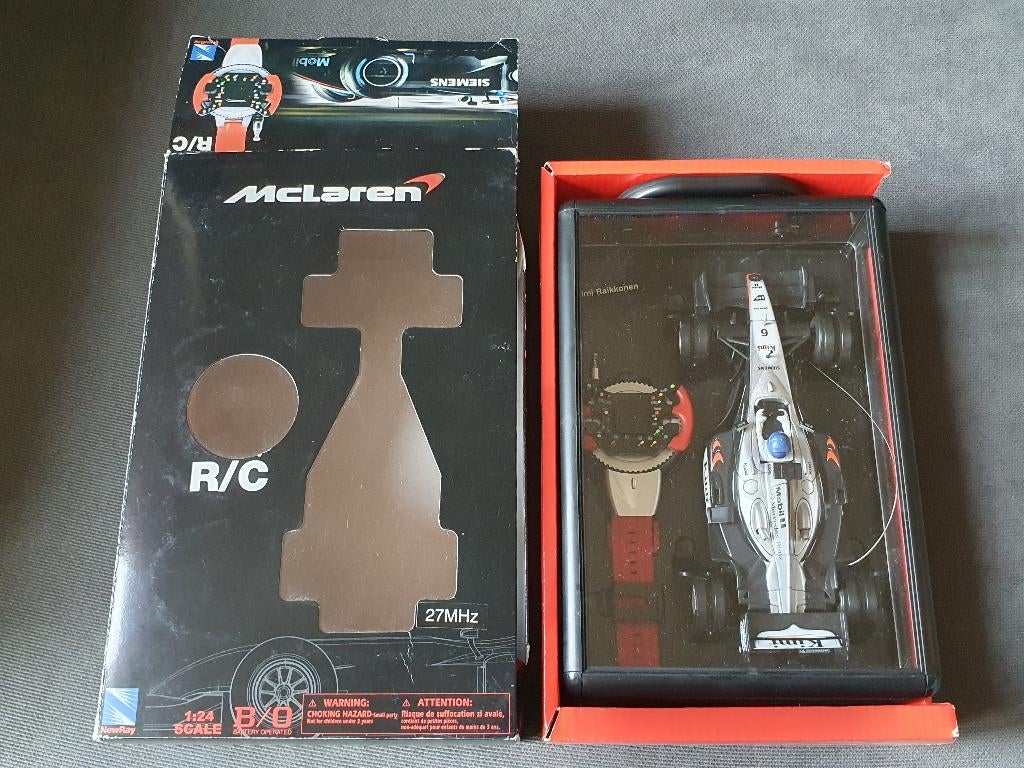 McLaren F1 RC Schaalmodel David Coulthard 2005, Hobby en Vrije tijd, Modelauto's | 1:24, Ophalen, Zo goed als nieuw, Auto, Overige merken
