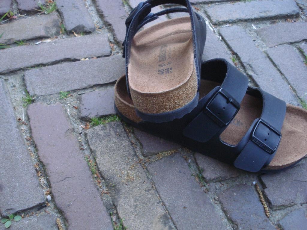 BIRKENSTOCK ARIZONA ZWART 40 NIEUW GRATIS VERZENDING POST, Verzenden, Zwart, Nieuw, Slippers