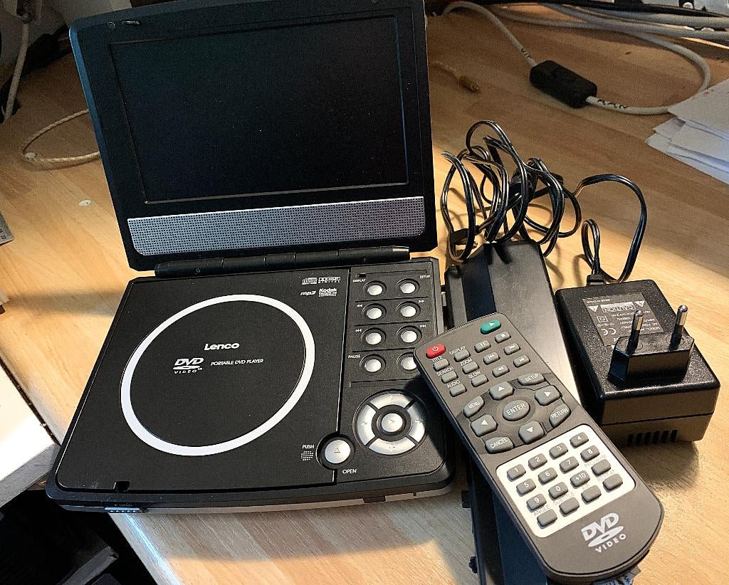 Lenco DvD speler portable met afstandsbediening + tas, Gebruikt, Draagbaar, Ophalen, Overige merken