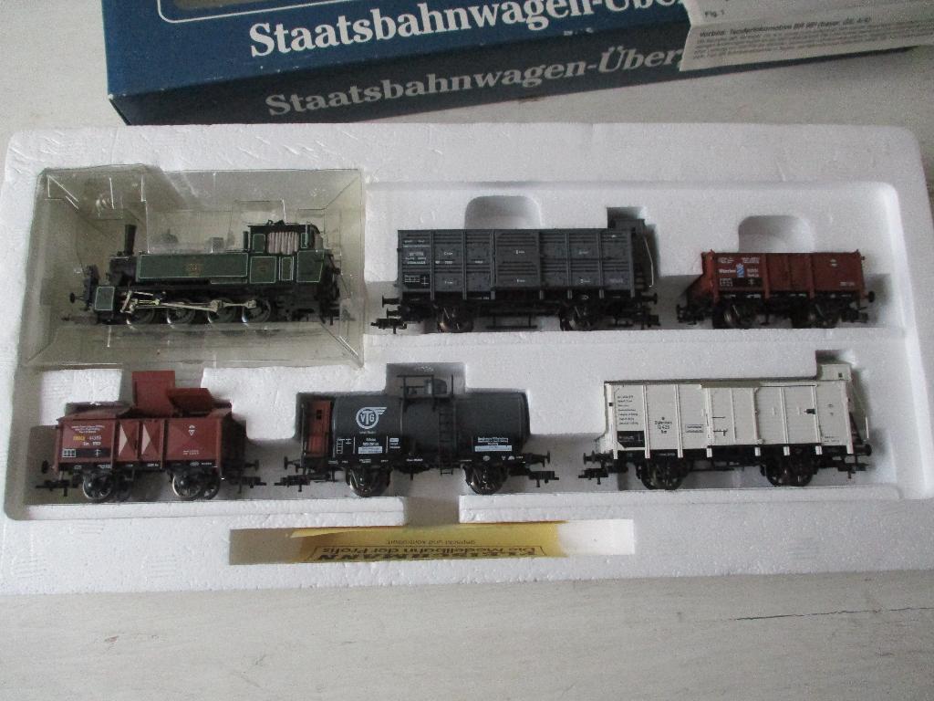 Fleischmann Set Staatsbahnwagen-Übergabezug no 4889, Ophalen, Treinset, Gelijkstroom, Fleischmann