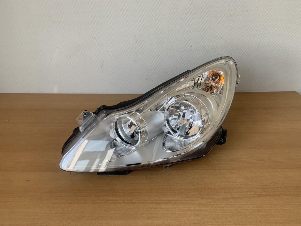 koplamp Links opel corsa D 2006 tot 2010 chroom nette staat, Gebruikt, -, -, Opel