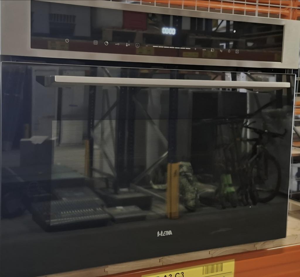 ETNA inbouw combi magnetron oven, Gebruikt, Oven met grill, Inbouw, Magnetronfunctie