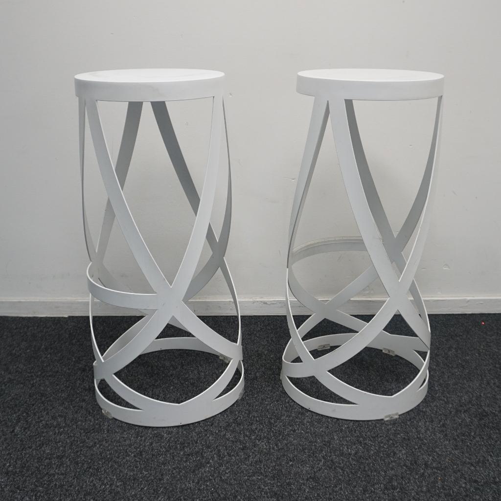 Cappellini Ribbon Barkruk  RI_1LL  Design barkruk | Wit, Gebruikt, -, -, 60 tot 90 cm