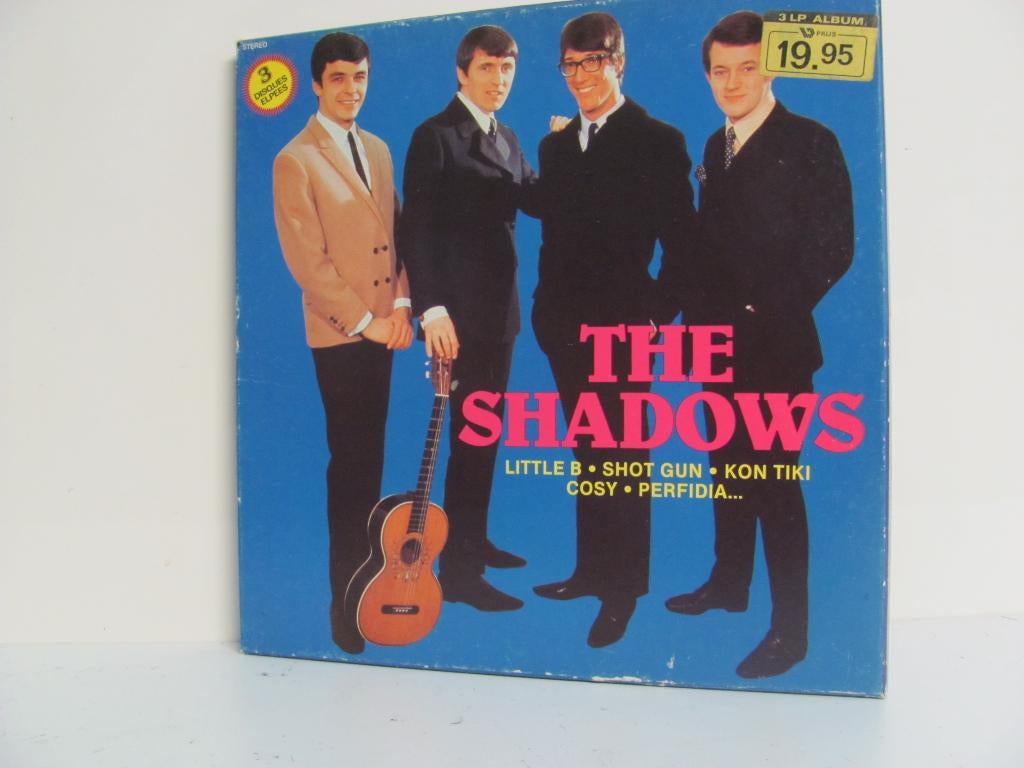 the shadows box met 3 albums, Ophalen of Verzenden, Zo goed als nieuw, 12 inch, Boxset