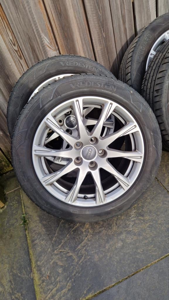 17 inch originele Audi velgen grijs. 5x112. Audi A4 B9 of A3, Auto-onderdelen, Ophalen, Audi, Bumper