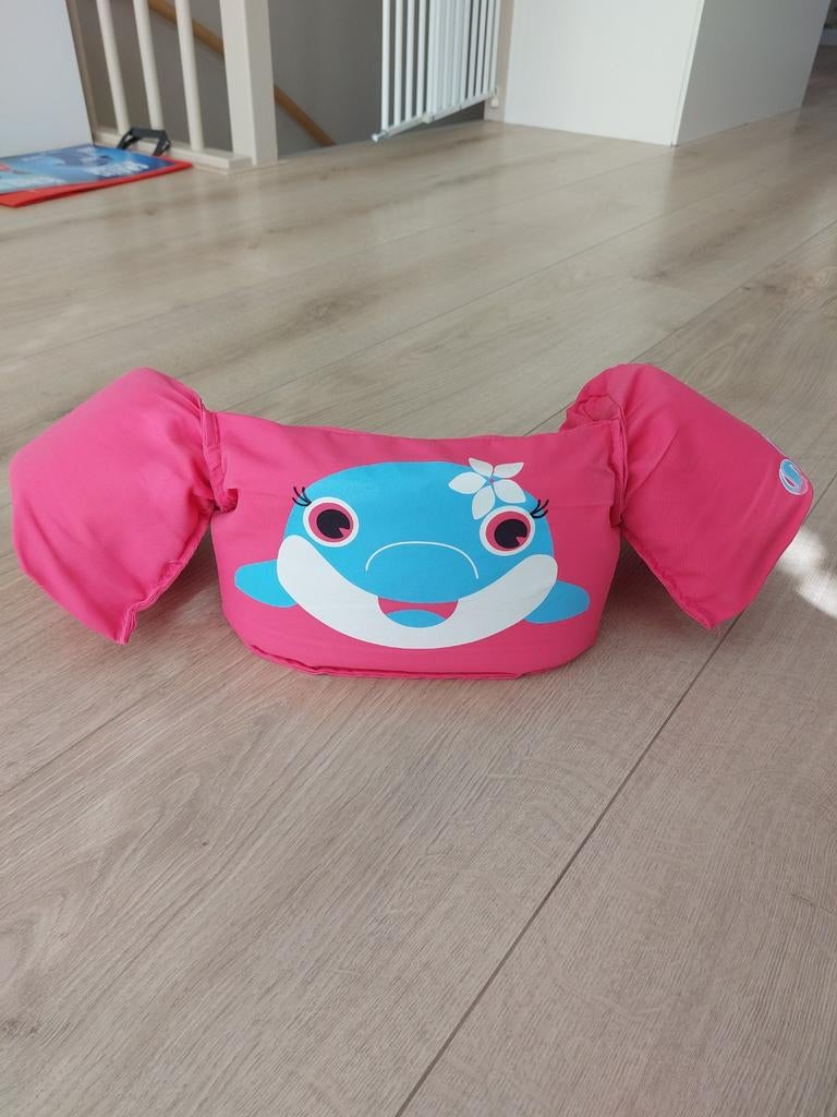 Puddle Jumper zwembandjes roze dolfijn, Ophalen, Gebruikt, Jongetje of Meisje, One size