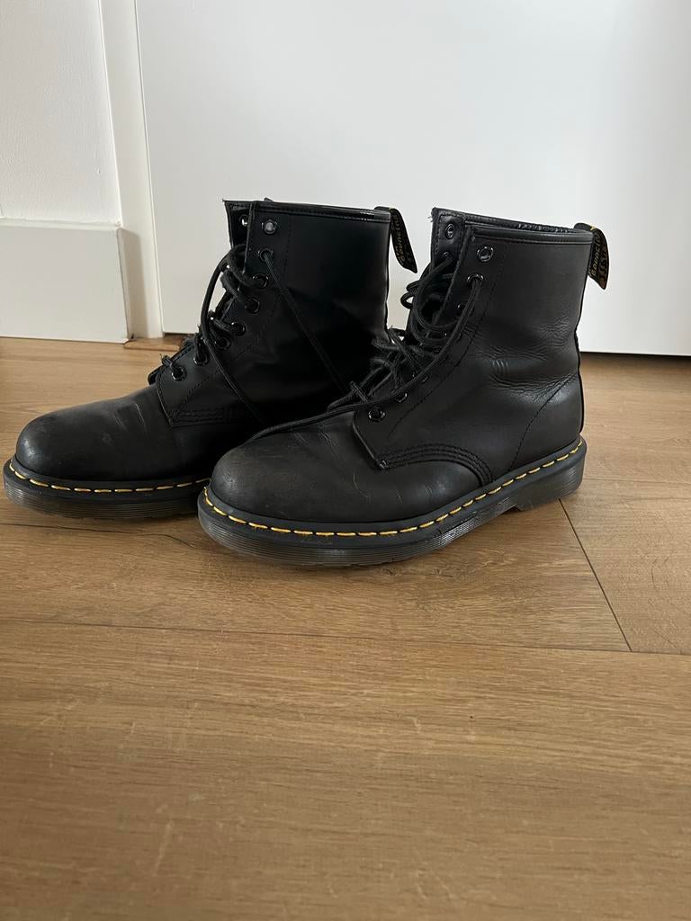 Dr. Martens laarzen maat 42, Ophalen of Verzenden, Gedragen, Zwart, Lage of Enkellaarzen