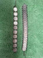 Wilhelmina armbandjes met munten, Ophalen of Verzenden, Zilver, Zilver