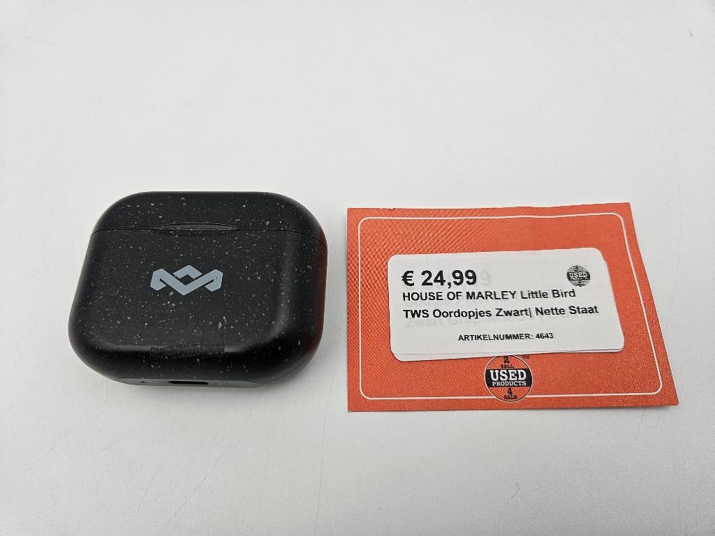 HOUSE OF MARLEY Little Bird TWS Oordopjes Zwart| Nette Staat, Zwart, In gehoorgang (in-ear), Overige merken, Ophalen of Verzenden