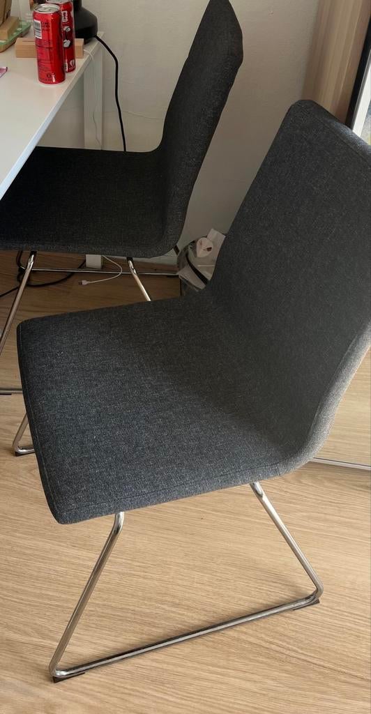 BIEDEN MOGELIJK - 2x Eetkamerstoel Ikea Lillånäs, Huis en Inrichting, Stoelen, Twee, Ophalen of Verzenden, Zo goed als nieuw, Stof