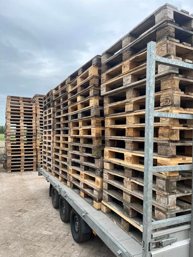 Europallets 80x120, Doe-het-zelf en Verbouw, Hout en Planken, 25 tot 50 mm, Ophalen of Verzenden, Zo goed als nieuw, Pallet