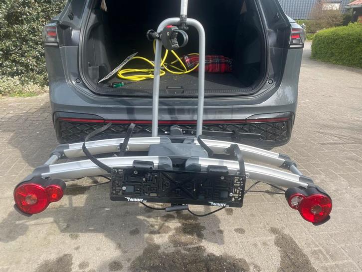 Twinny Load fietsendrager E-carrier Rheia, Auto diversen, Fietsendragers, Gebruikt, Trekhaakdrager, 2 fietsen, Elektrische fiets