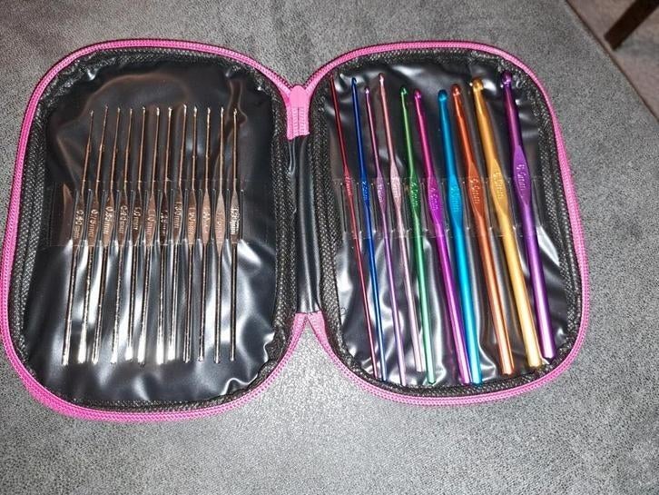 Haaknaalden Set aluminium, Ophalen of Verzenden, Nieuw, Haken, Naald