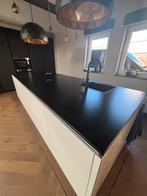 Composiet keukenblad zwart, Ophalen, 75 cm of meer, Zwart, Zo goed als nieuw