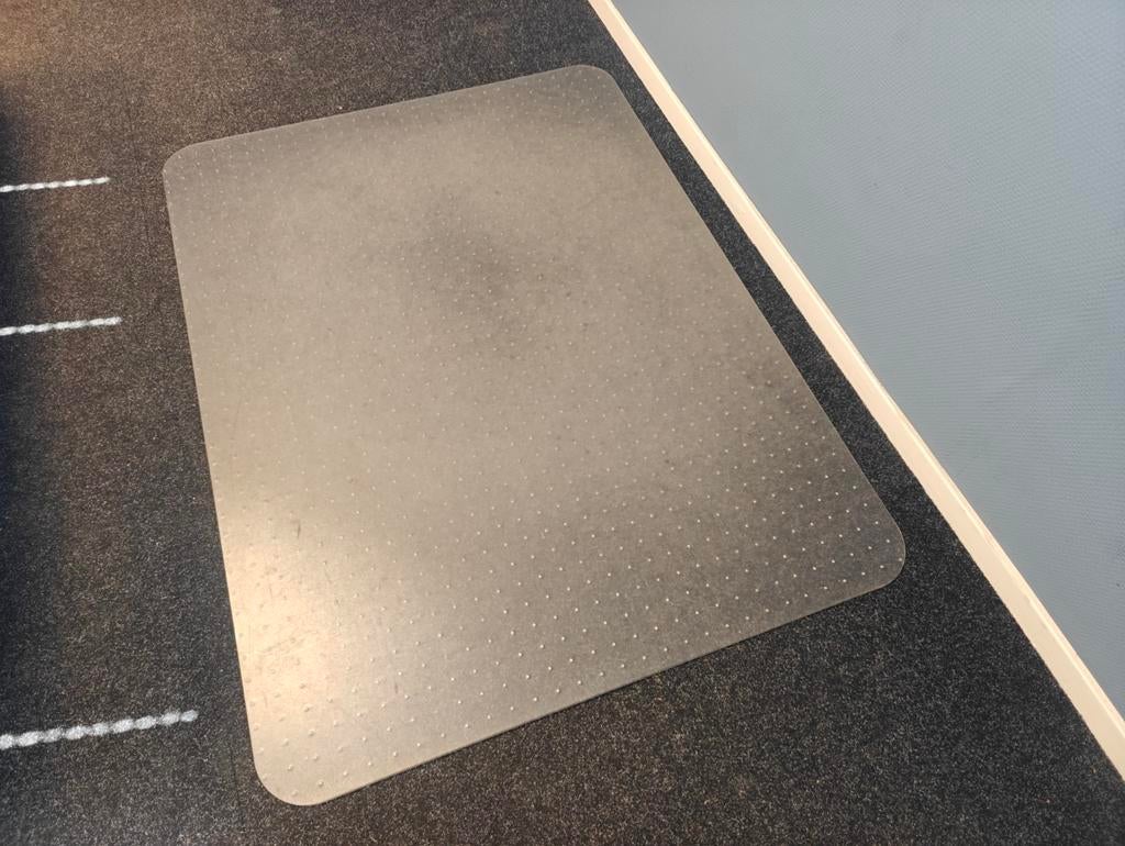 Tapijtbeschermer bureaustoelmat 120x90cm, Ophalen, Gebruikt, 50 tot 100 cm, Rechthoekig