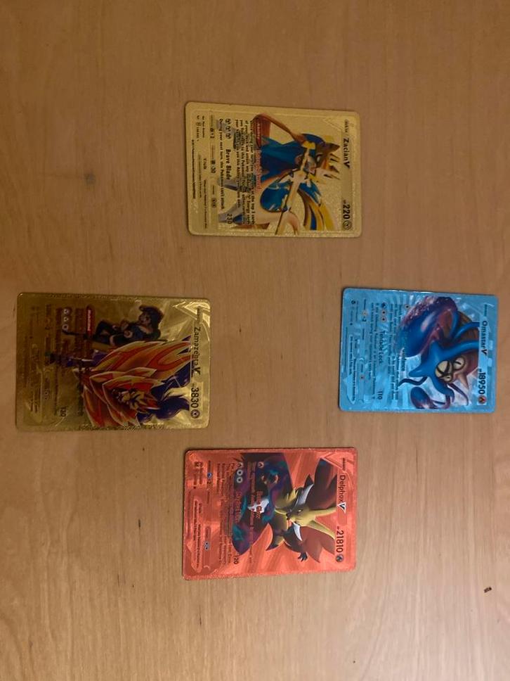 Pokémon Kaarten Set - Zacian, Zamazenta, Omastar, Delphox V, Hobby en Vrije tijd, Verzamelkaartspellen | Pokémon, Zo goed als nieuw