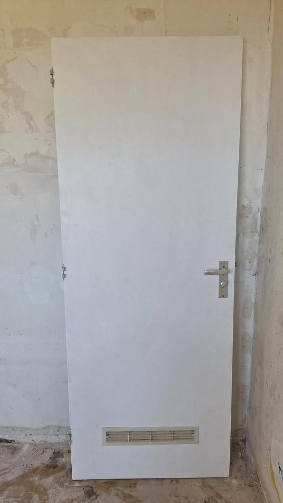 Geschilderde Badkamer Deuren  201 cm 77,5 x, Doe-het-zelf en Verbouw, Deuren en Horren, Gebruikt, Minder dan 80 cm, Binnendeur