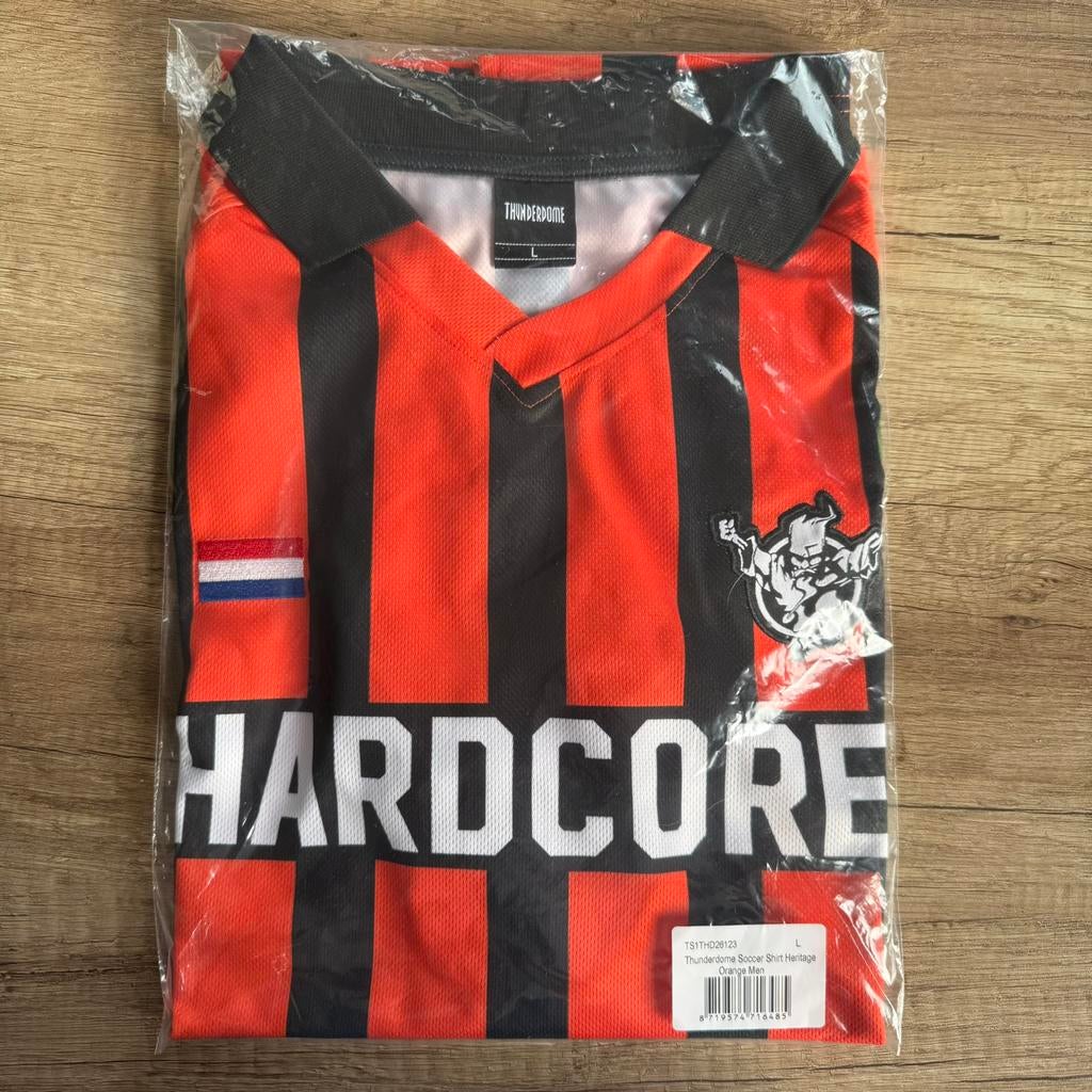Thunderdome soccer shirt maat L, Verzenden, Nieuw, Maat 52/54 (L), Oranje