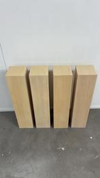 Essenhouten zuilen / sokkels – 20x20x90 cm, Ophalen, Nieuw
