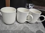 3 Villeroy & Boch bekers wit 9cm hoog, 7,5cm doorsnee, Ophalen of Verzenden, Porselein, Overige stijlen, Kop(pen) en/of Schotel(s)