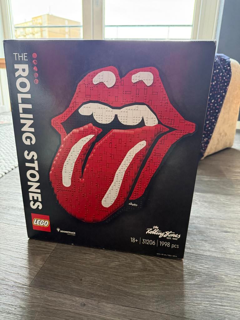 Lego Art The Rolling Stones 31206, Overige thema's, Lego, Nieuw, Ophalen of Verzenden
