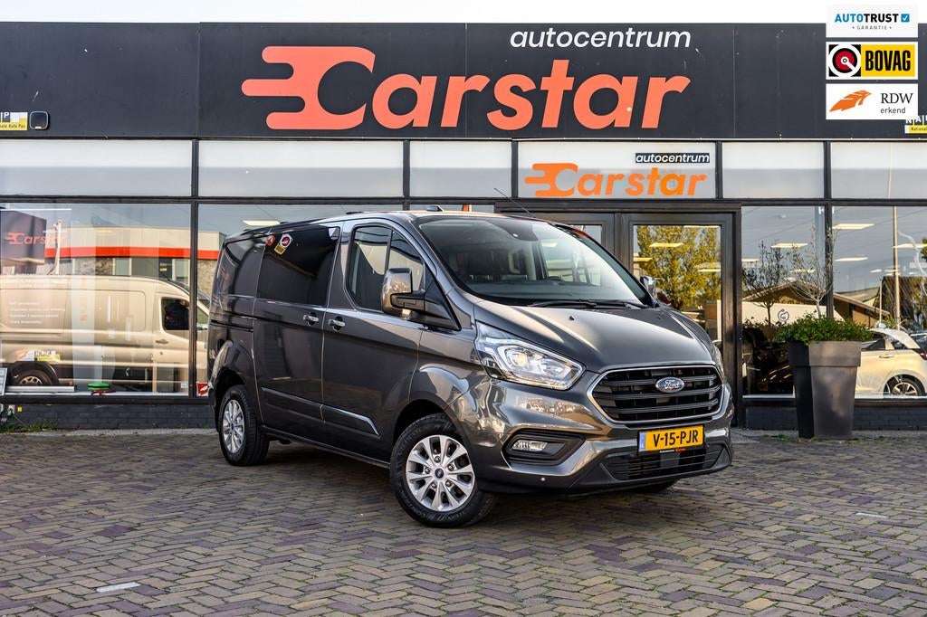 Ford TRANSIT CUSTOM 300 2.0 TDCI L1H1 Limited DC|Trekhk|Came, Auto's, Euro 6, 4 cilinders, Bedrijf, Diesel