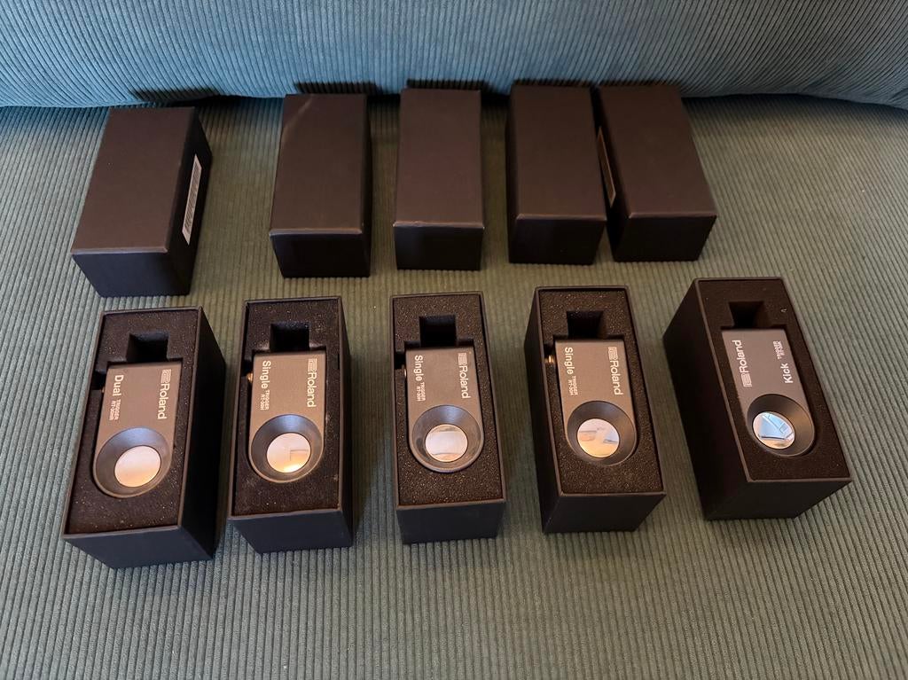Complete set Roland triggers met kabels, Muziek en Instrumenten, Ophalen of Verzenden, Zo goed als nieuw, Roland, Elektronisch