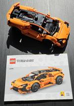 42196 Lego Technic Lamborghini Huracán Orange, Ophalen of Verzenden, Zo goed als nieuw, Complete set, Lego