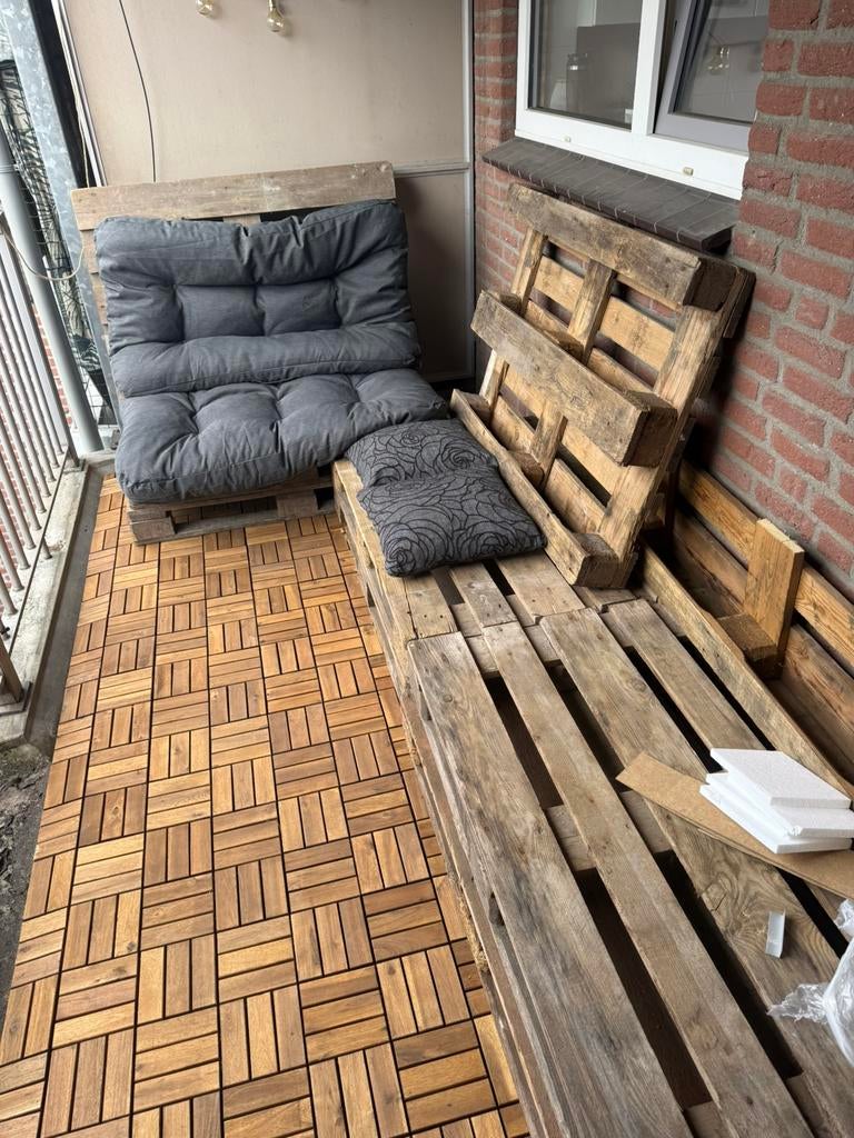 Pallets te koop 12 stuks, Ophalen, Zo goed als nieuw, Pallet, Minder dan 200 cm