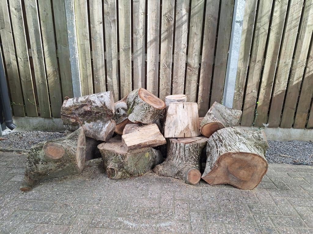 Haardhout walnoot beuk, Minder dan 3 m³, Ophalen