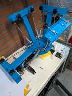 Zeefdruk Carousel, Ophalen