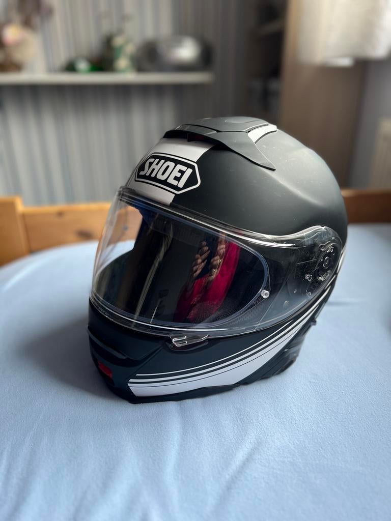 Shoei Neotec systeemhelm met Sena SRL2/SRL-Mesh, Ophalen of Verzenden, Tweedehands, Systeemhelm, Shoei