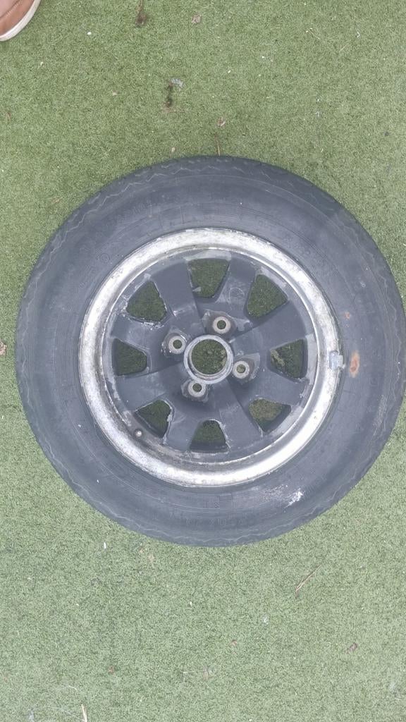 Porsche reservewiel 14 inch - Slechte band, Ophalen of Verzenden, Gebruikt