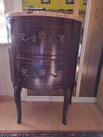 Antieke ladekast met marmeren blad, Antiek en Kunst, Ophalen of Verzenden