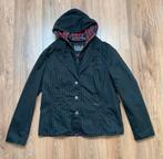 Colbert, Blazer jasje met capuchon zwart met streepje wit, L, Zwart, Maat 42/44 (L), Ophalen of Verzenden, Zo goed als nieuw