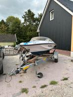 Moterboot met trailer, Ophalen, Gebruikt, 30 tot 50 pk, Tot 6 meter