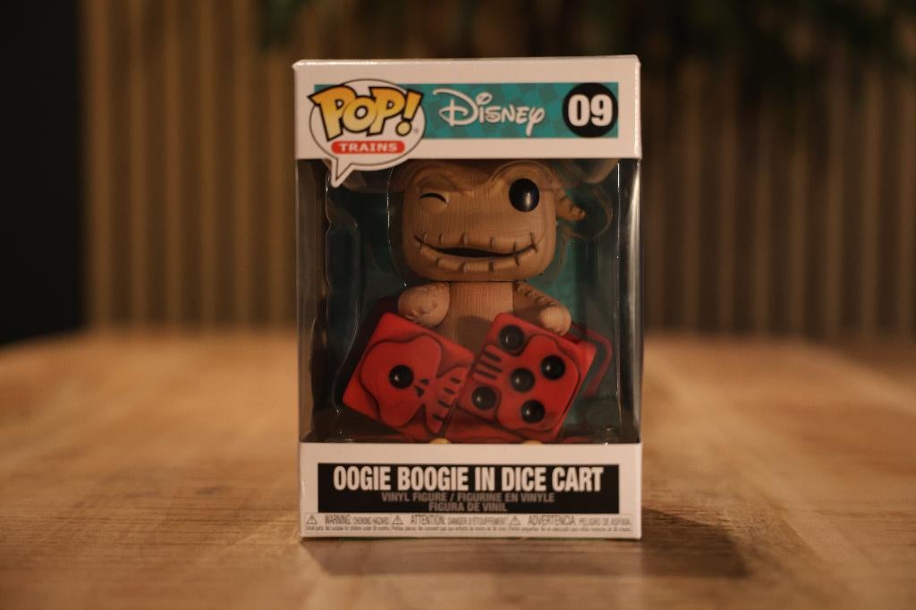 Funko Pop! Train: Disney - Oogie Boogie in Dice Cart #09, Ophalen of Verzenden, Nieuw
