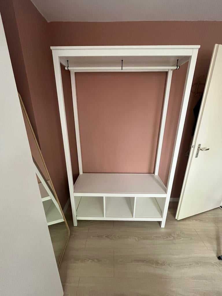 Hemnes open kledingkast, Ophalen, Zo goed als nieuw, 25 tot 50 cm, 200 cm of meer