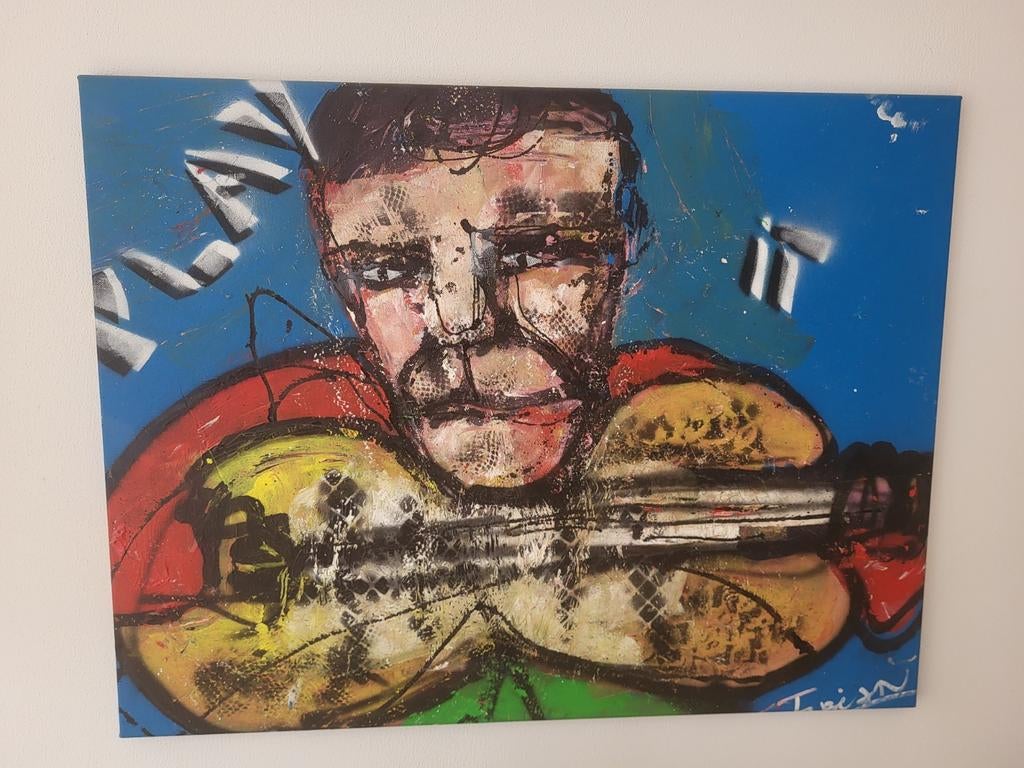 Schilderij Fabian, Ophalen