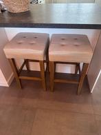 Riviera Maison Barkrukken - Hout - Zithoogte 69 cm, Ophalen, Gebruikt, 60 tot 90 cm, Hout