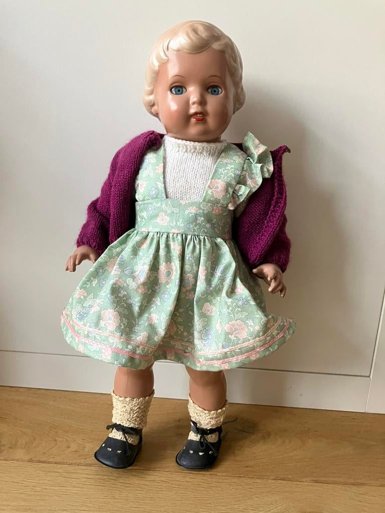 Schildpadpop Ursel 46 cm nr 02677, Verzamelen, Poppen, Ophalen of Verzenden, Nieuw, Pop